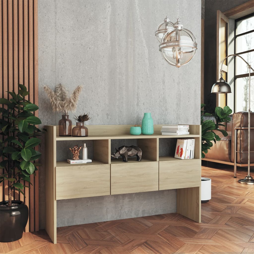 Credenza Rovere Sonoma 105x30x70 cm in Legno Multistrato - homemem39