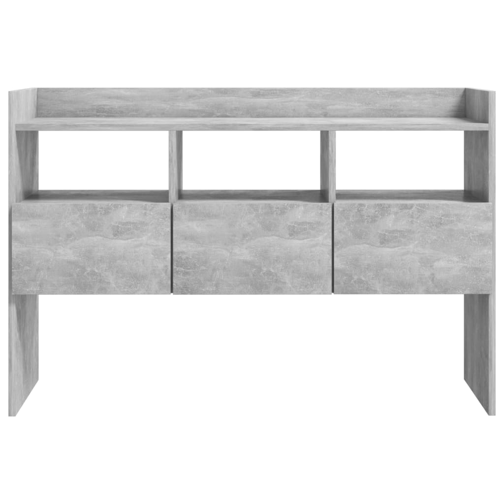 Credenza Grigio Cemento 105x30x70 cm in Legno Multistrato - homemem39