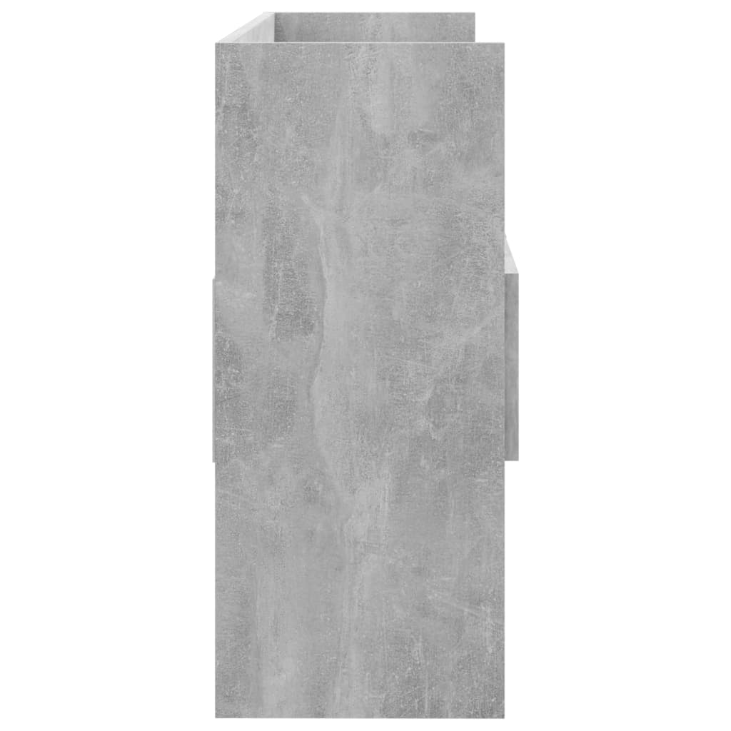 Credenza Grigio Cemento 105x30x70 cm in Legno Multistrato - homemem39