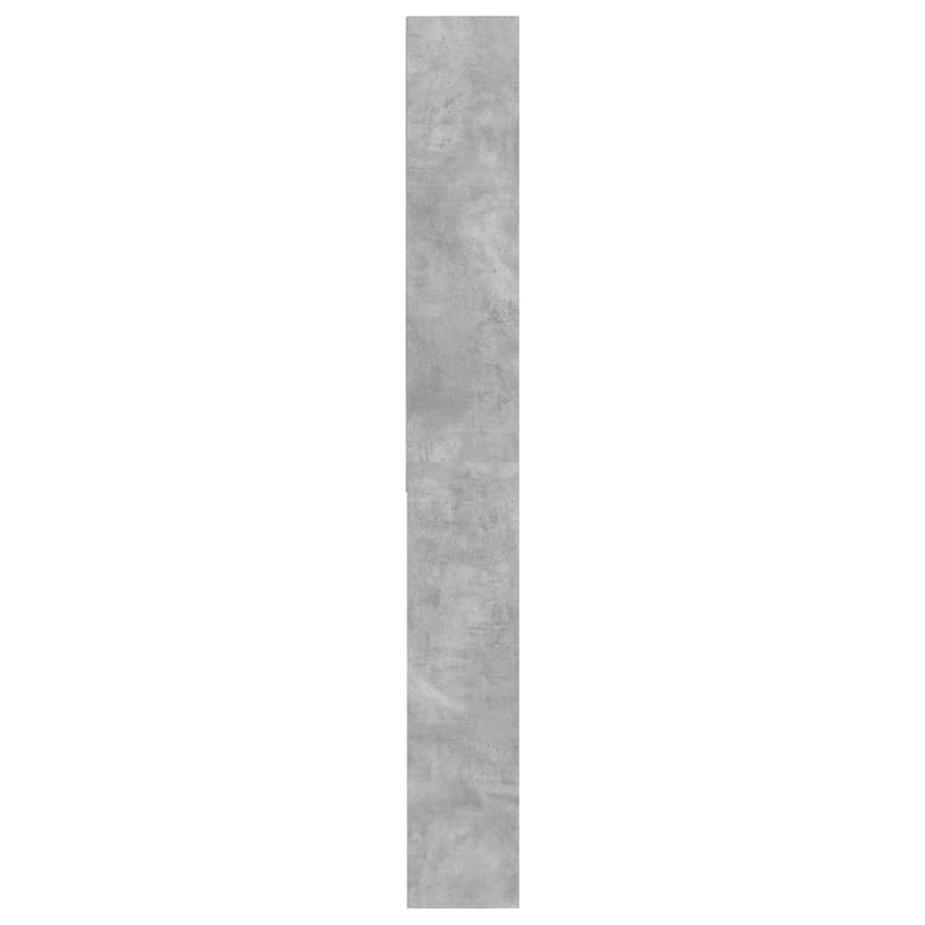 Mobile per Lavatrice Grigio Cemento 64x24x190 cm