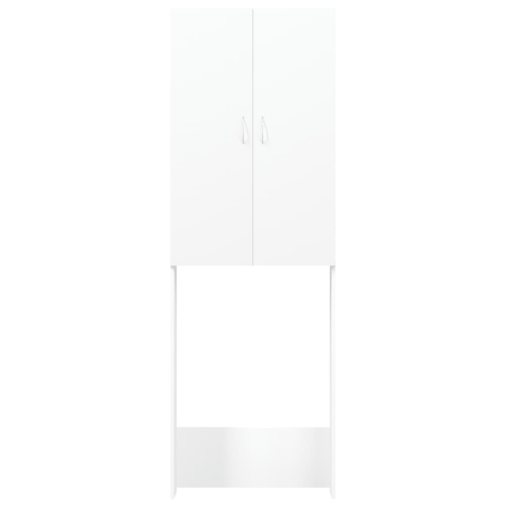 Mobile per Lavatrice Bianco 64x25,5x190 cm - homemem39