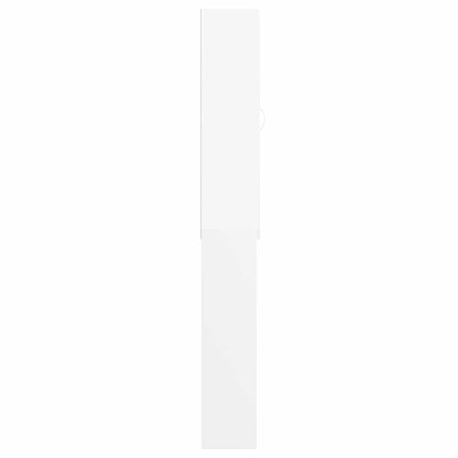 Mobile per Lavatrice Bianco 64x25,5x190 cm