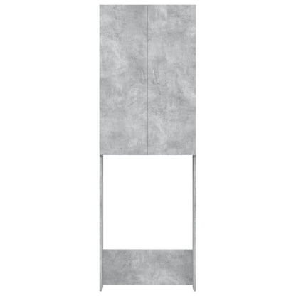 Mobile per Lavatrice Grigio Cemento 64x25,5x190 cm - homemem39