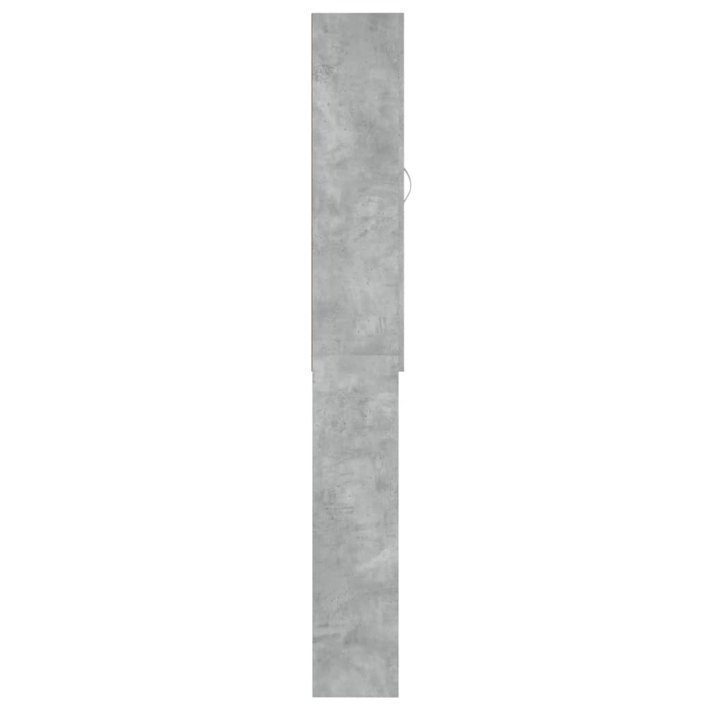 Mobile per Lavatrice Grigio Cemento 64x25,5x190 cm