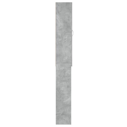 Mobile per Lavatrice Grigio Cemento 64x25,5x190 cm