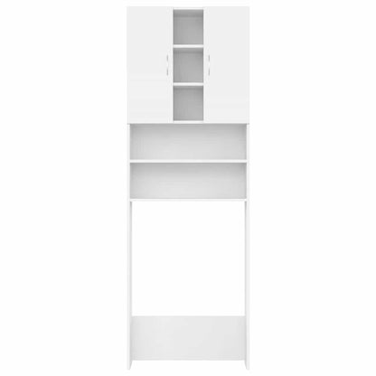 Mobile per Lavatrice Bianco 64x25,5x190 cm | homemem39
