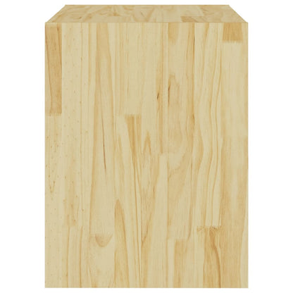 Comodini 2 pz 40x30,5x40 cm in Legno Massello di Pino | homemem39
