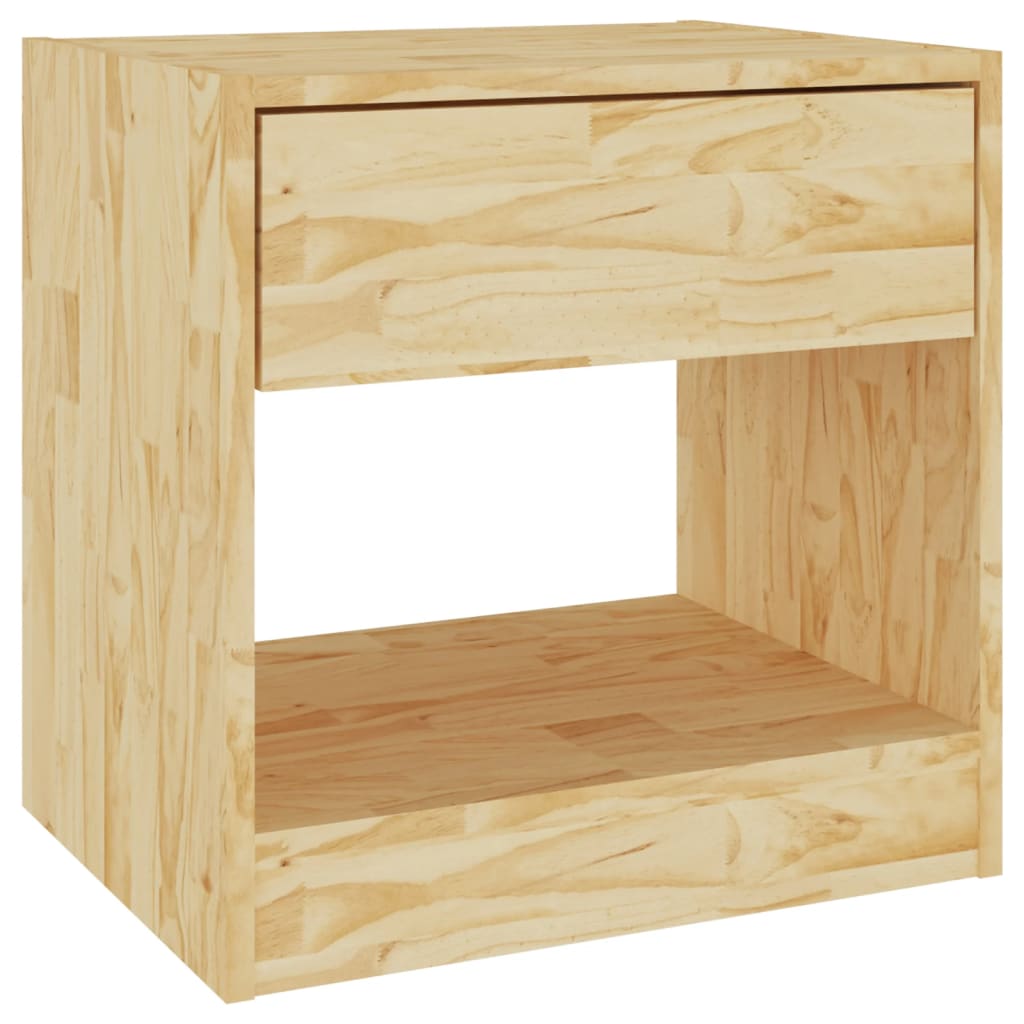 Comodini 2 pz 40x31x40 cm in Legno Massello di Pino - homemem39