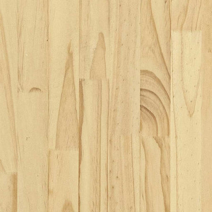 Comodino 40x29,5x64 cm in Legno Massello di Pino