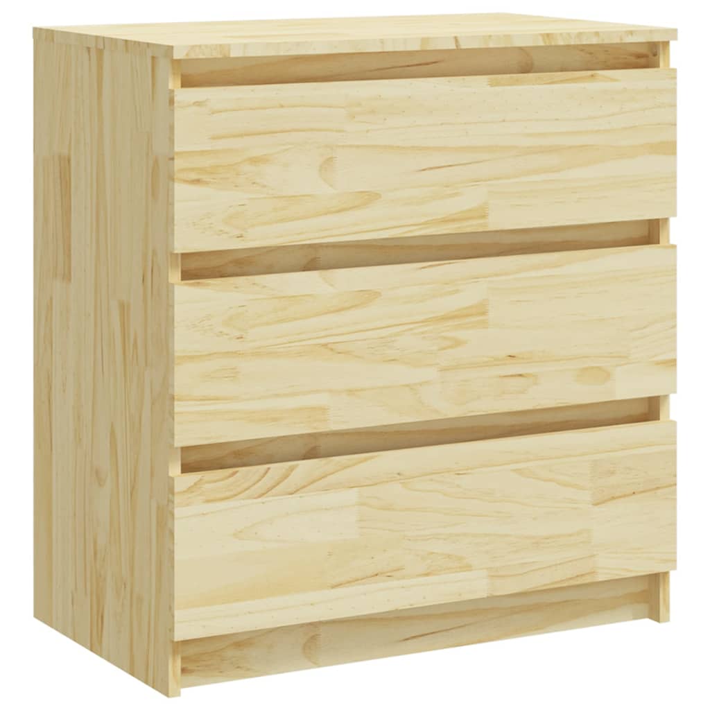 Comodino 60x36x64 cm in Legno Massello di Pino | homemem39