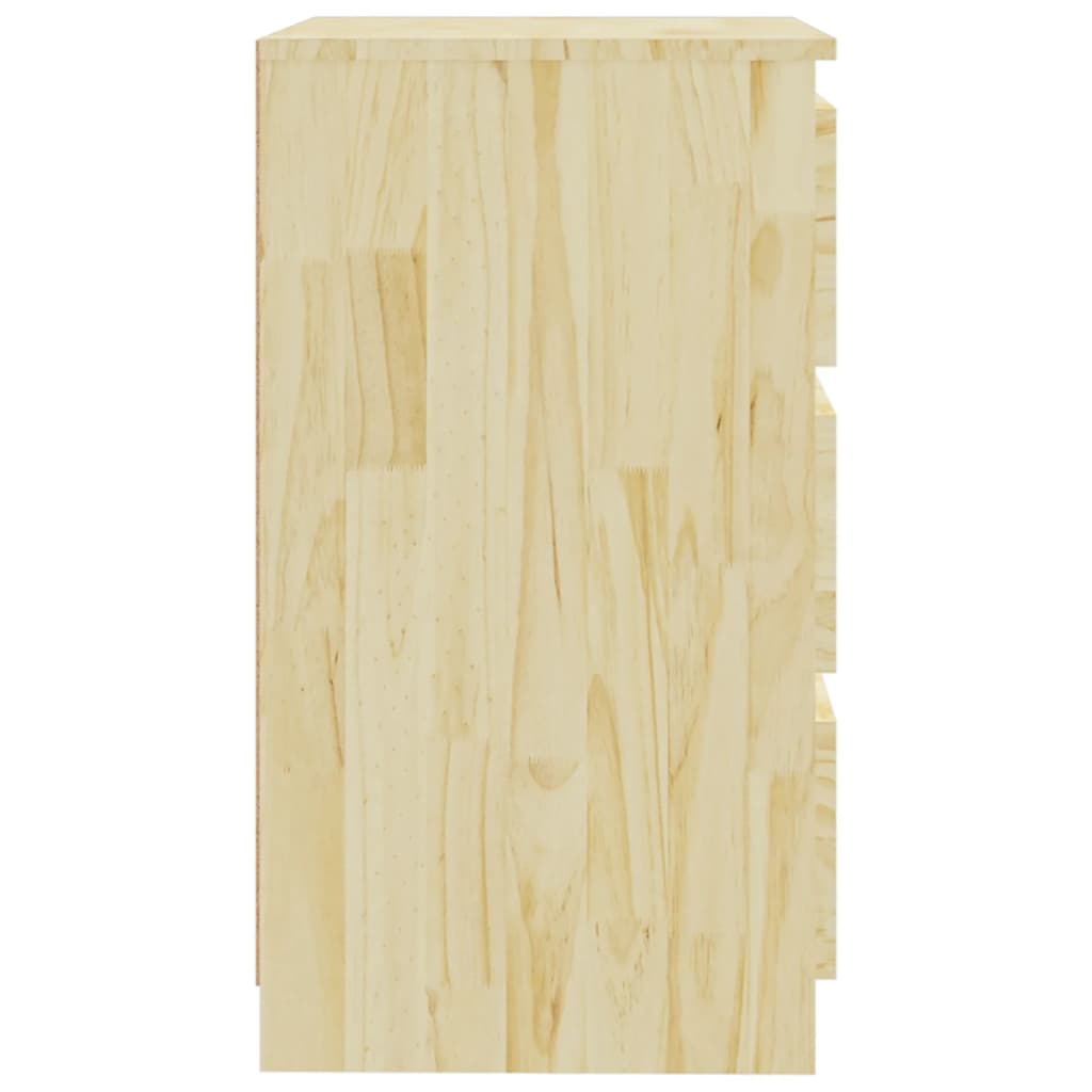 Comodino 60x36x64 cm in Legno Massello di Pino | homemem39