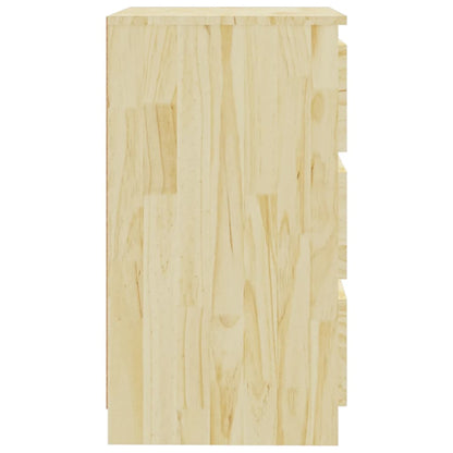 Comodino 60x36x64 cm in Legno Massello di Pino | homemem39