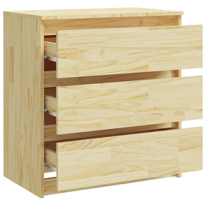 Comodino 60x36x64 cm in Legno Massello di Pino | homemem39