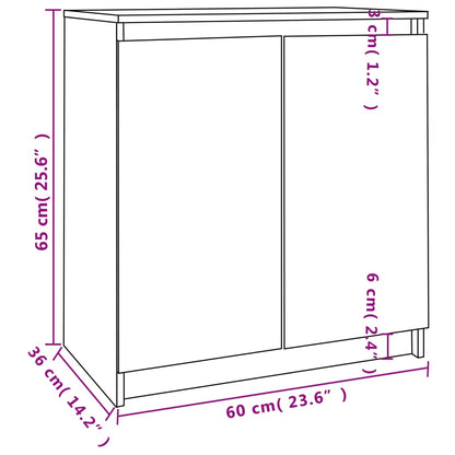 Armadietto ambra 60x36x65 cm in Legno Massello di Pino - homemem39