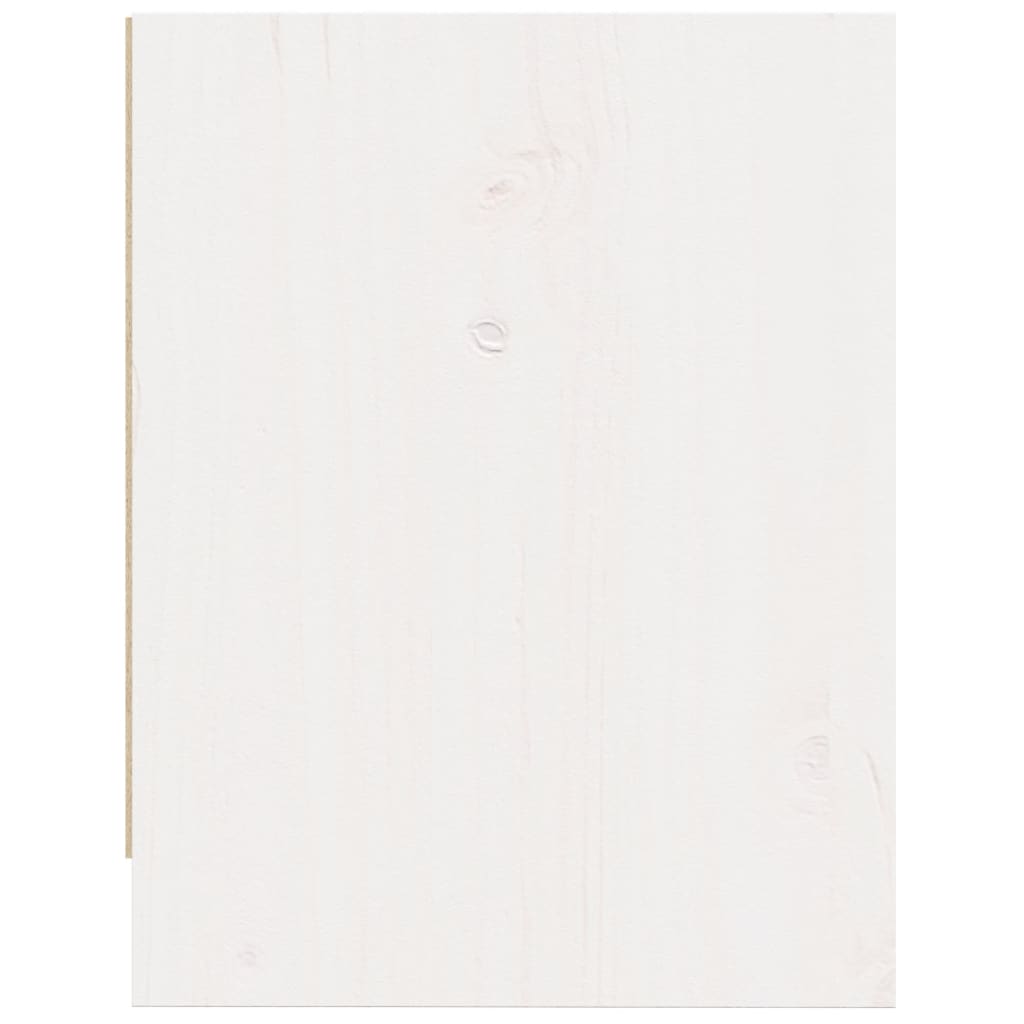 Comodini 2 pz Bianchi 40x30,5x40 cm in Legno Massello di Pino - homemem39