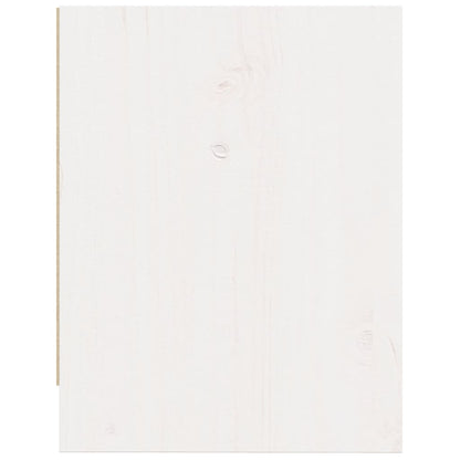 Comodini 2 pz Bianchi 40x30,5x40 cm in Legno Massello di Pino - homemem39