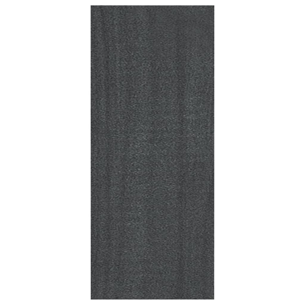 Libreria Grigia 40x30x71,5 cm in Legno Massello di Pino | homemem39