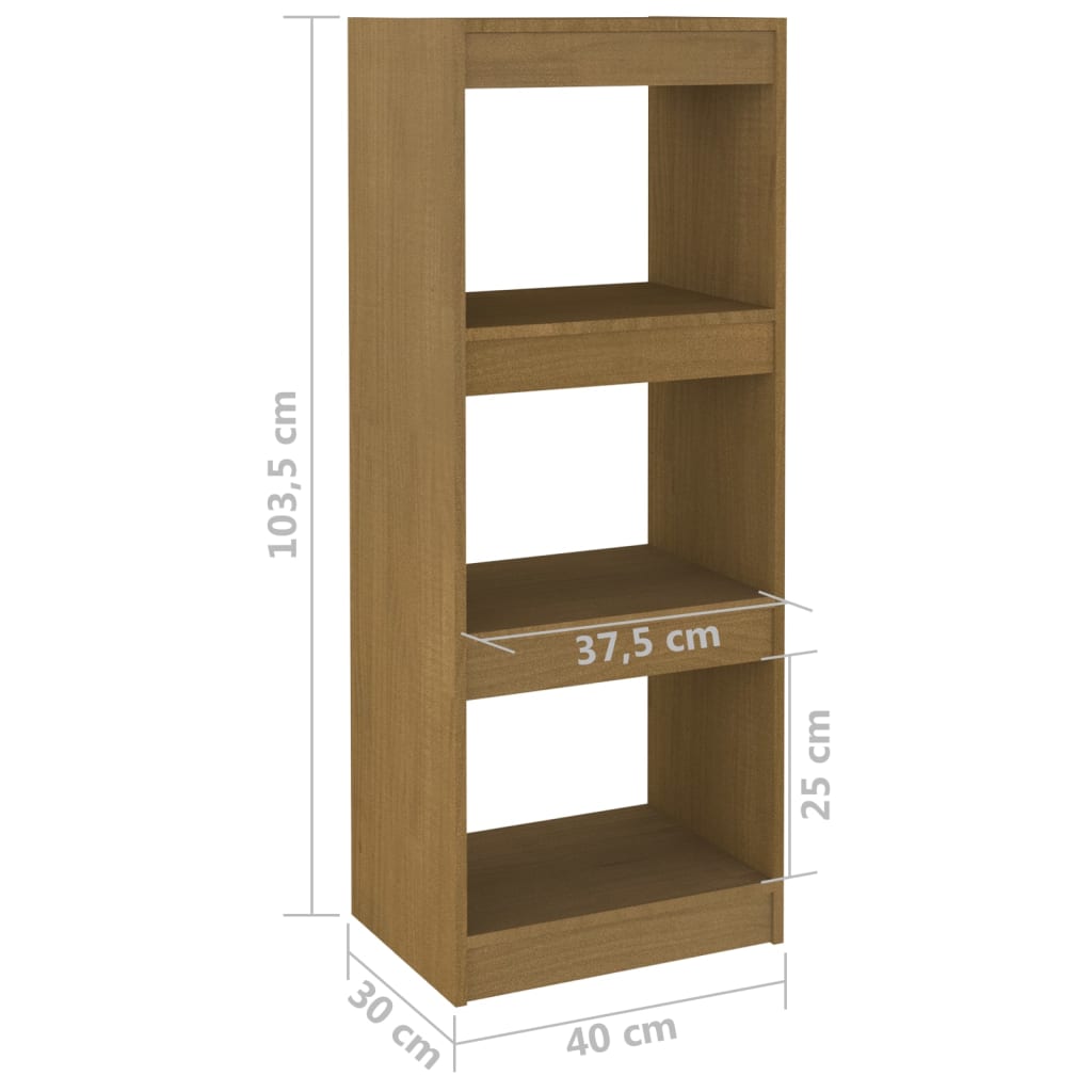 Libreria/Divisorio Ambra 40x30x103,5 cm in Massello di Pino | homemem39