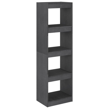 Libreria/Divisorio Grigio 40x30x135,5 cm Legno Massello di Pino | homemem39