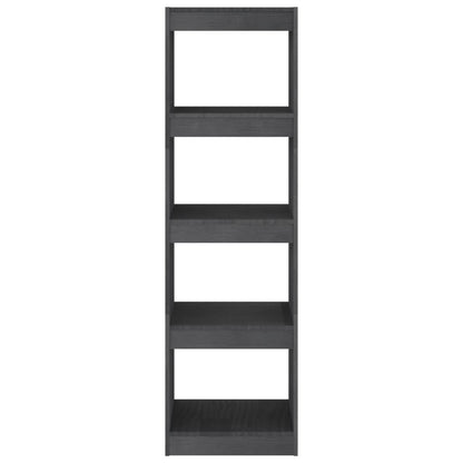 Libreria/Divisorio Grigio 40x30x135,5 cm Legno Massello di Pino | homemem39