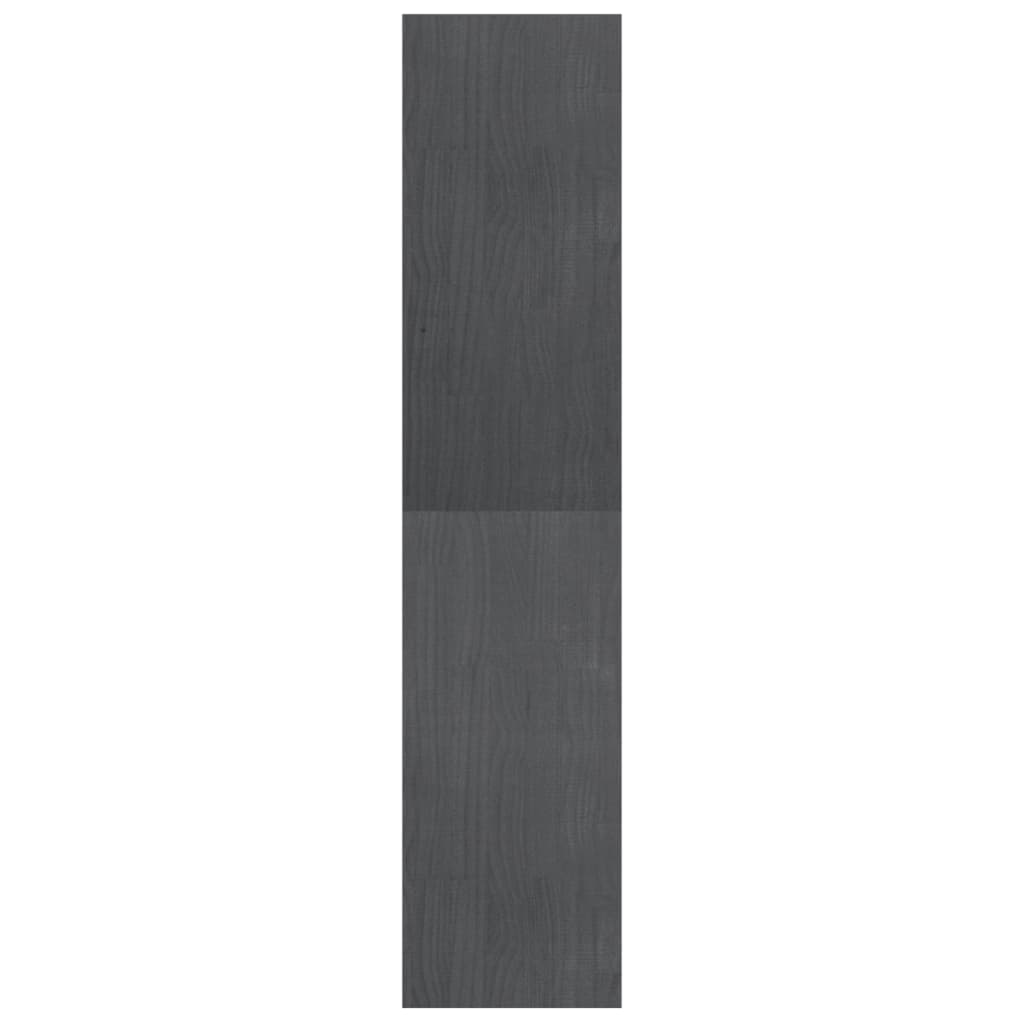 Libreria/Divisorio Grigio 40x30x135,5 cm Legno Massello di Pino | homemem39