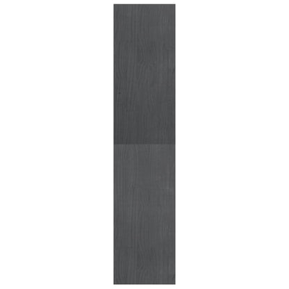 Libreria/Divisorio Grigio 40x30x135,5 cm Legno Massello di Pino | homemem39