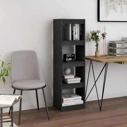 Libreria/Divisorio Grigio 40x30x135,5 cm Legno Massello di Pino | homemem39