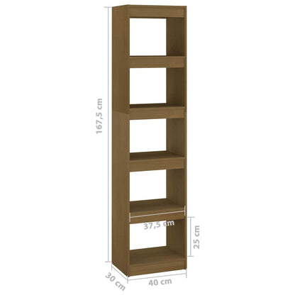 Libreria/Divisorio Ambra 40x30x167,5 cm in Massello di Pino