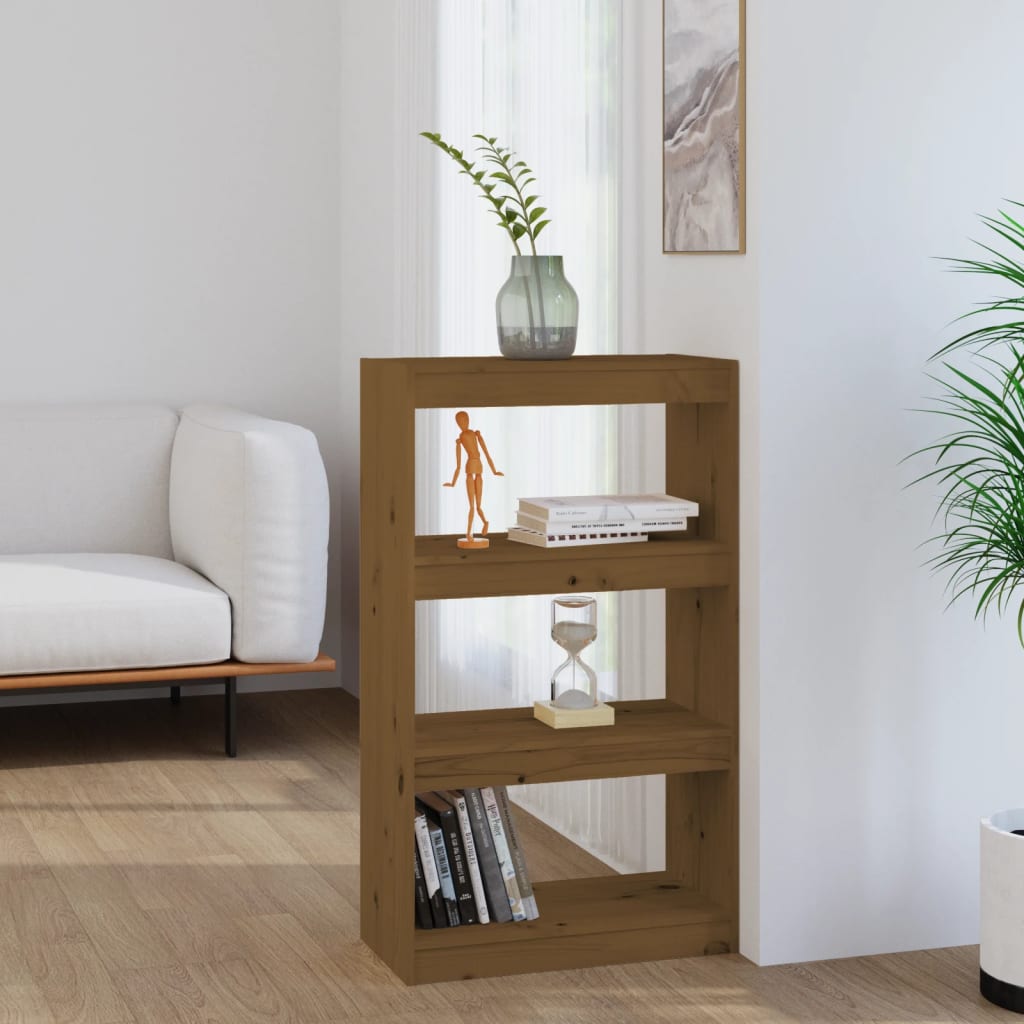 Libreria/Divisorio Ambra 60x30x103,5 cm Legno Massello di Pino | homemem39