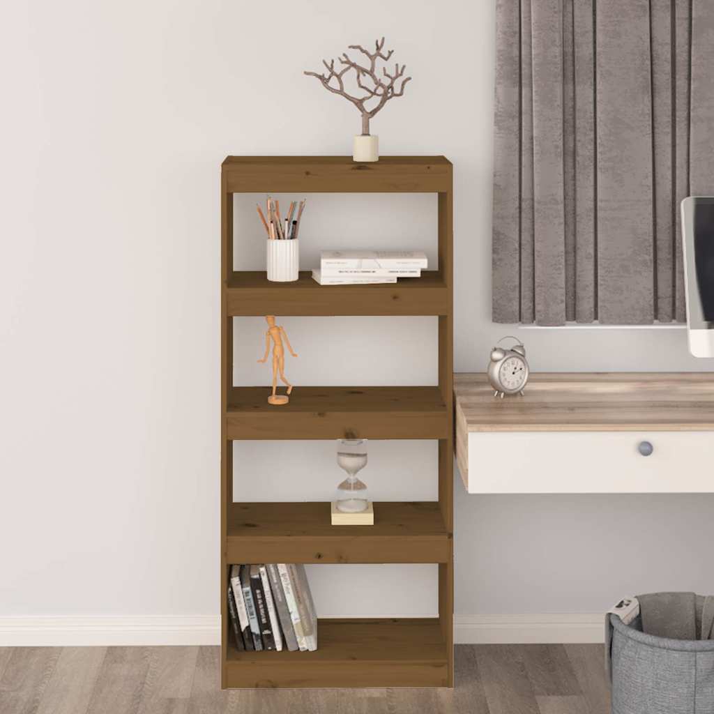 Libreria/Divisorio Ambra 60x30x135,5cm Legno Massello di Pino