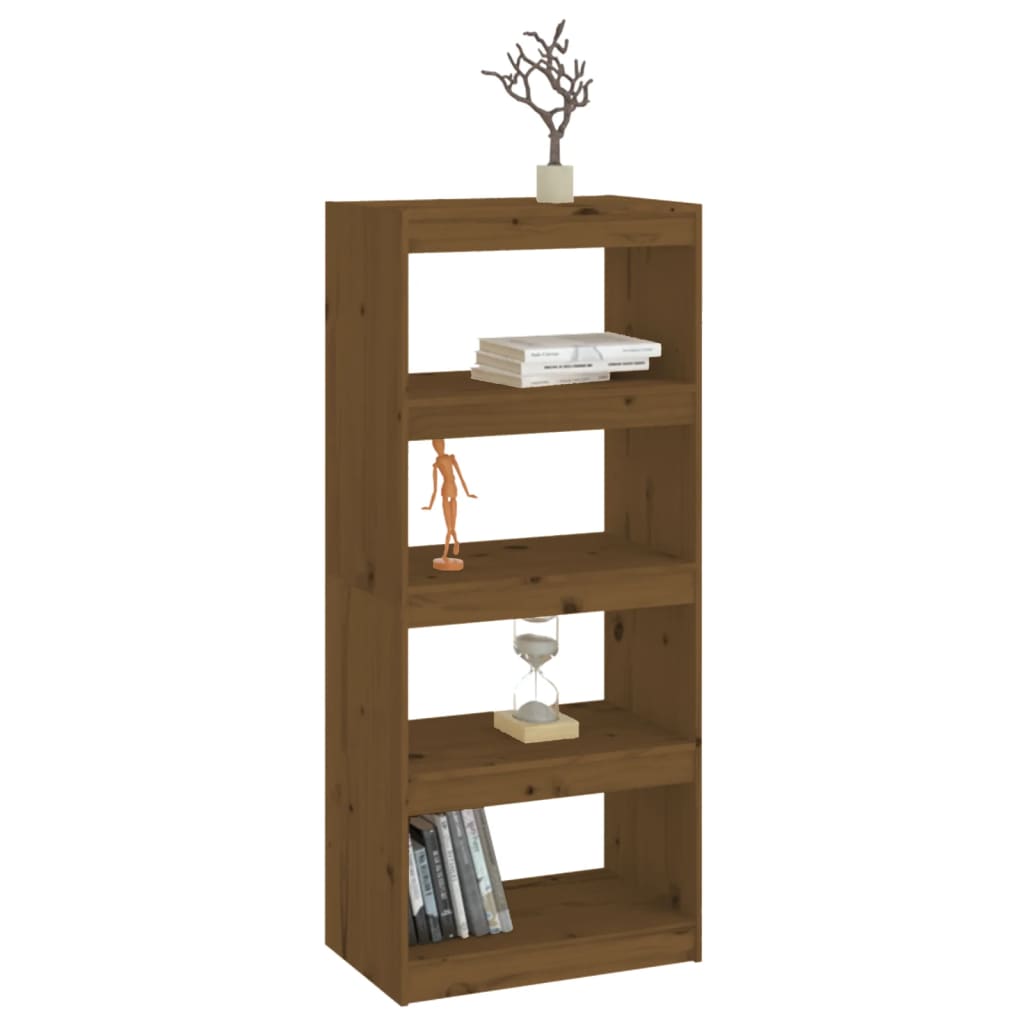 Libreria/Divisorio Ambra 60x30x135,5cm Legno Massello di Pino