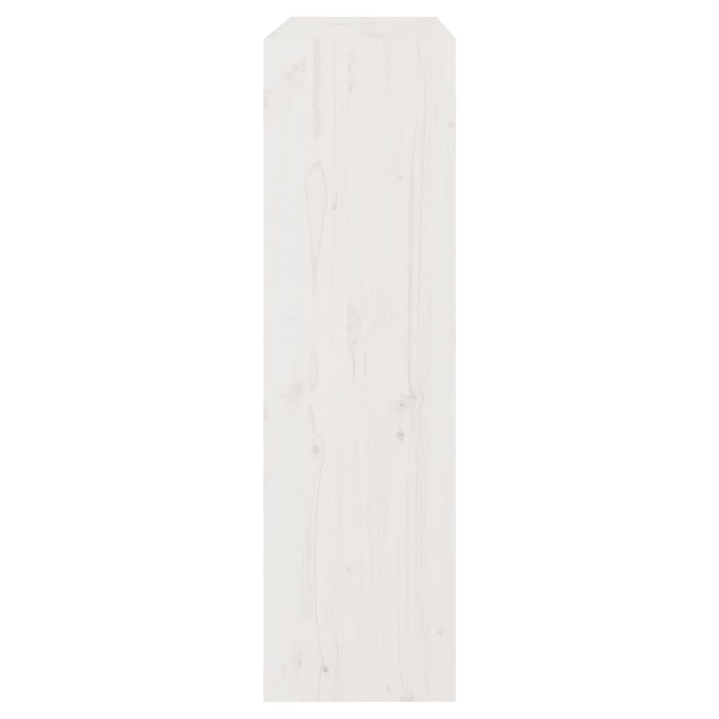 Libreria/Divisorio Bianco 80x30x103,5 cm in Massello di Pino | homemem39