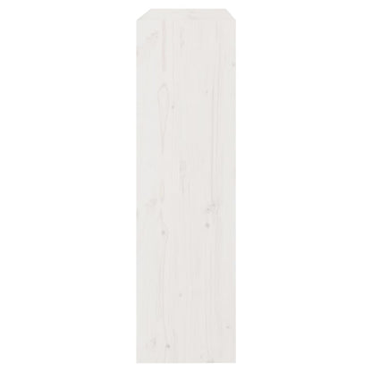Libreria/Divisorio Bianco 80x30x103,5 cm in Massello di Pino | homemem39