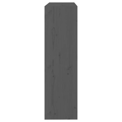 Libreria/Divisorio Grigio 80x30x103,5 cm in Massello di Pino
