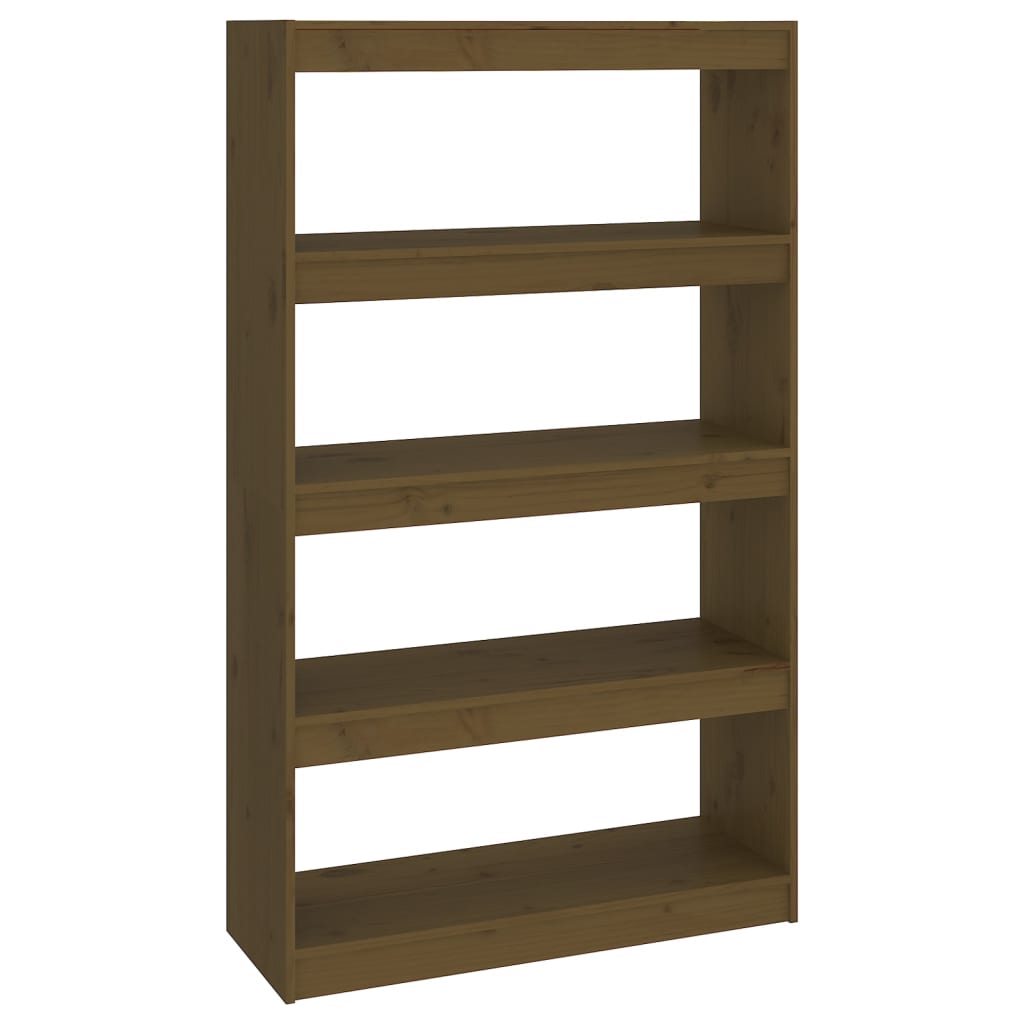 Libreria/Divisorio Ambra 80x30x135,5 cm Legno Massello di Pino