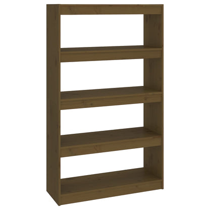 Libreria/Divisorio Ambra 80x30x135,5 cm Legno Massello di Pino