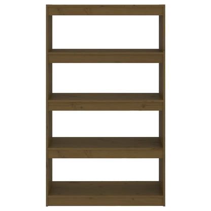 Libreria/Divisorio Ambra 80x30x135,5 cm Legno Massello di Pino