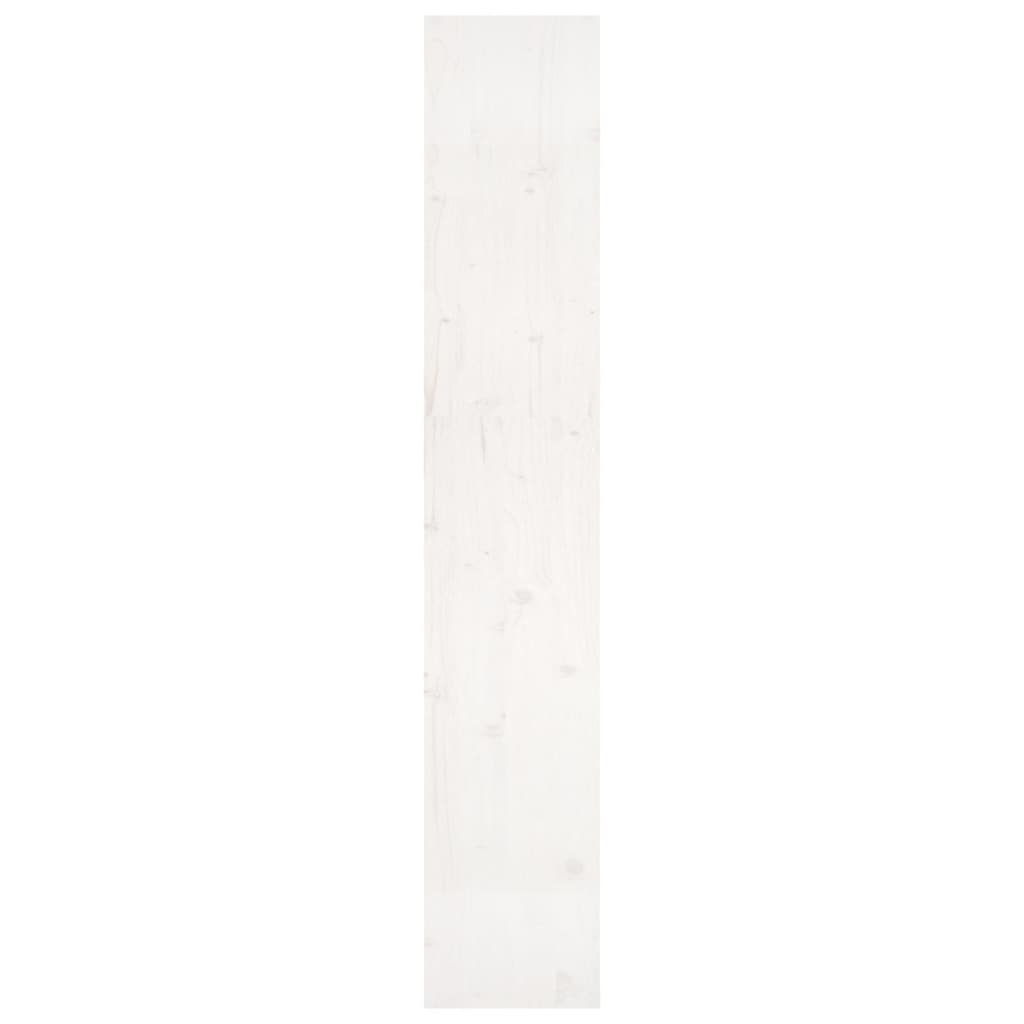 Libreria/Divisorio Bianco 80x30x167,4 cm Legno Massello di Pino