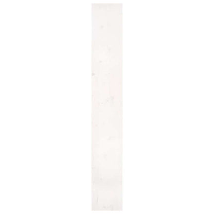 Libreria/Divisorio Bianco 80x30x199,5 cm in Massello di Pino