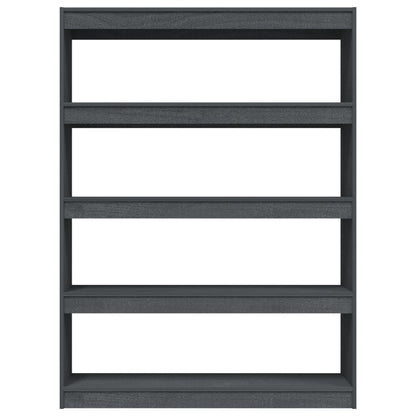 Libreria/Divisorio Grigio 100x30x135,5 cm in Legno di Pino