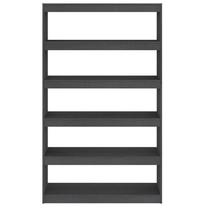 Libreria/Divisorio Grigio 100x30x167,5 cm in Massello di Pino | homemem39