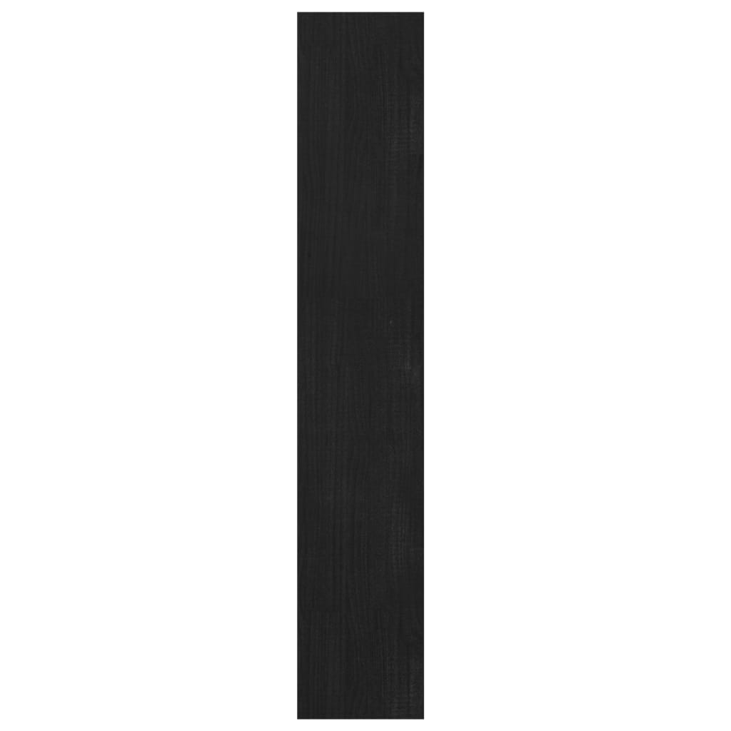 Libreria/Divisorio Nero 100x30x167,5 cm in Legno di Pino | homemem39