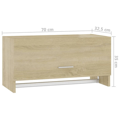 Armadio Rovere Sonoma 70x32,5x35 cm in Legno Multistrato - homemem39