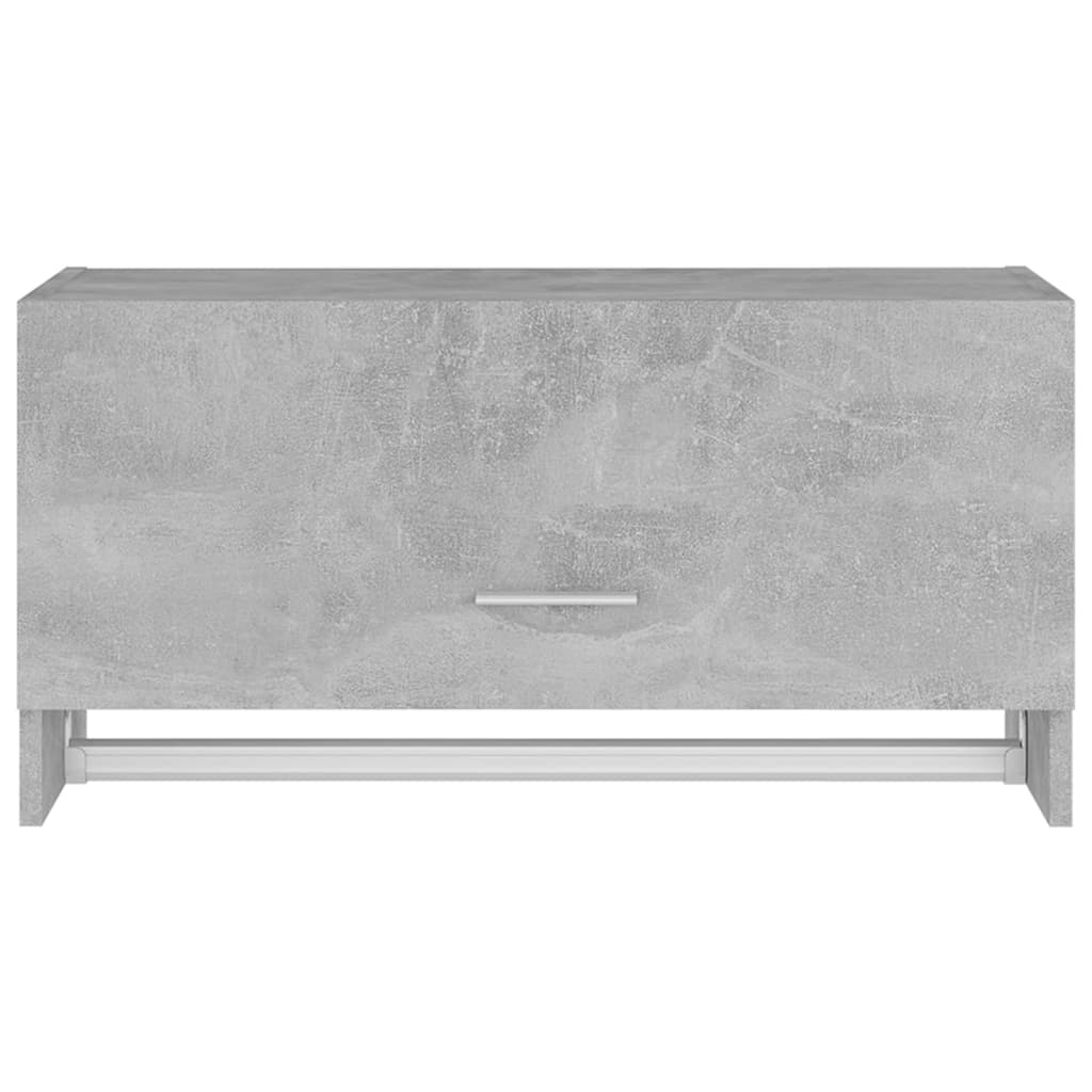Armadio Grigio Cemento 70x32,5x35 cm in Legno Multistrato - homemem39
