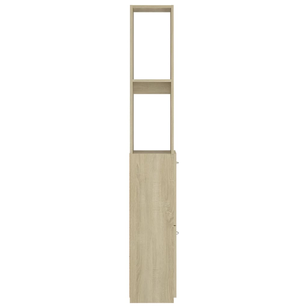 Armadietto Bagno Rovere Sonoma 25x26,5x170 cm Legno Multistrato | homemem39