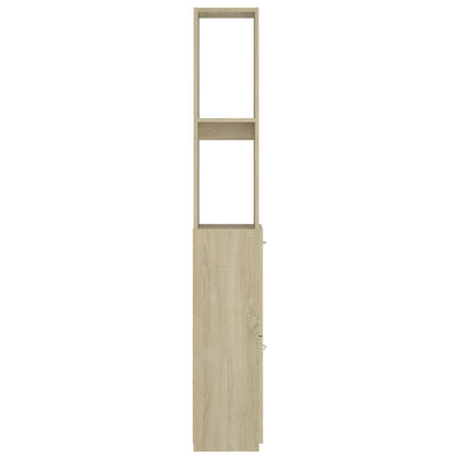 Armadietto Bagno Rovere Sonoma 25x26,5x170 cm Legno Multistrato | homemem39
