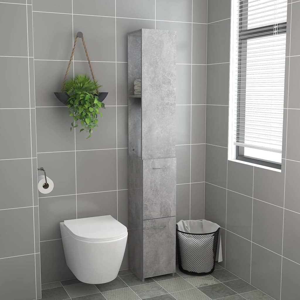 Armadietto Bagno 25x26,5x170cm legno multistrato