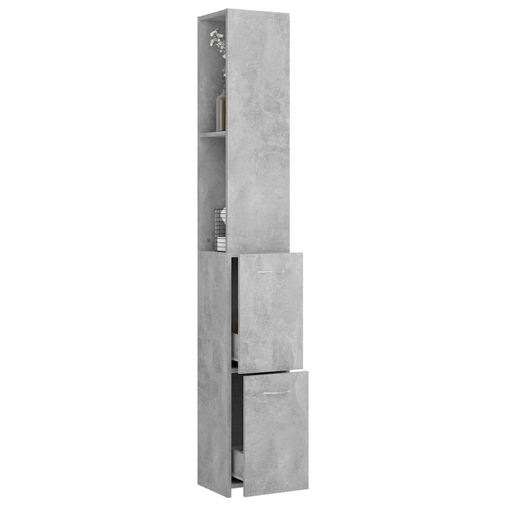 Armadietto Bagno 25x26,5x170cm legno multistrato