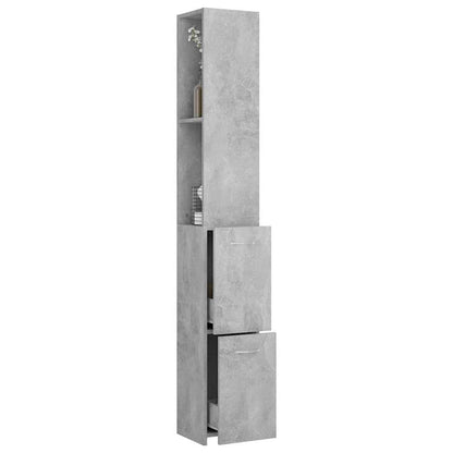 Armadietto Bagno 25x26,5x170cm legno multistrato