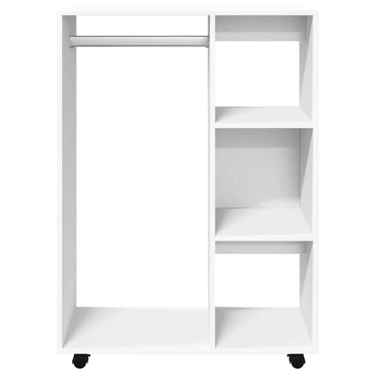 Armadio Bianco 80x40x110 cm in Legno Multistrato